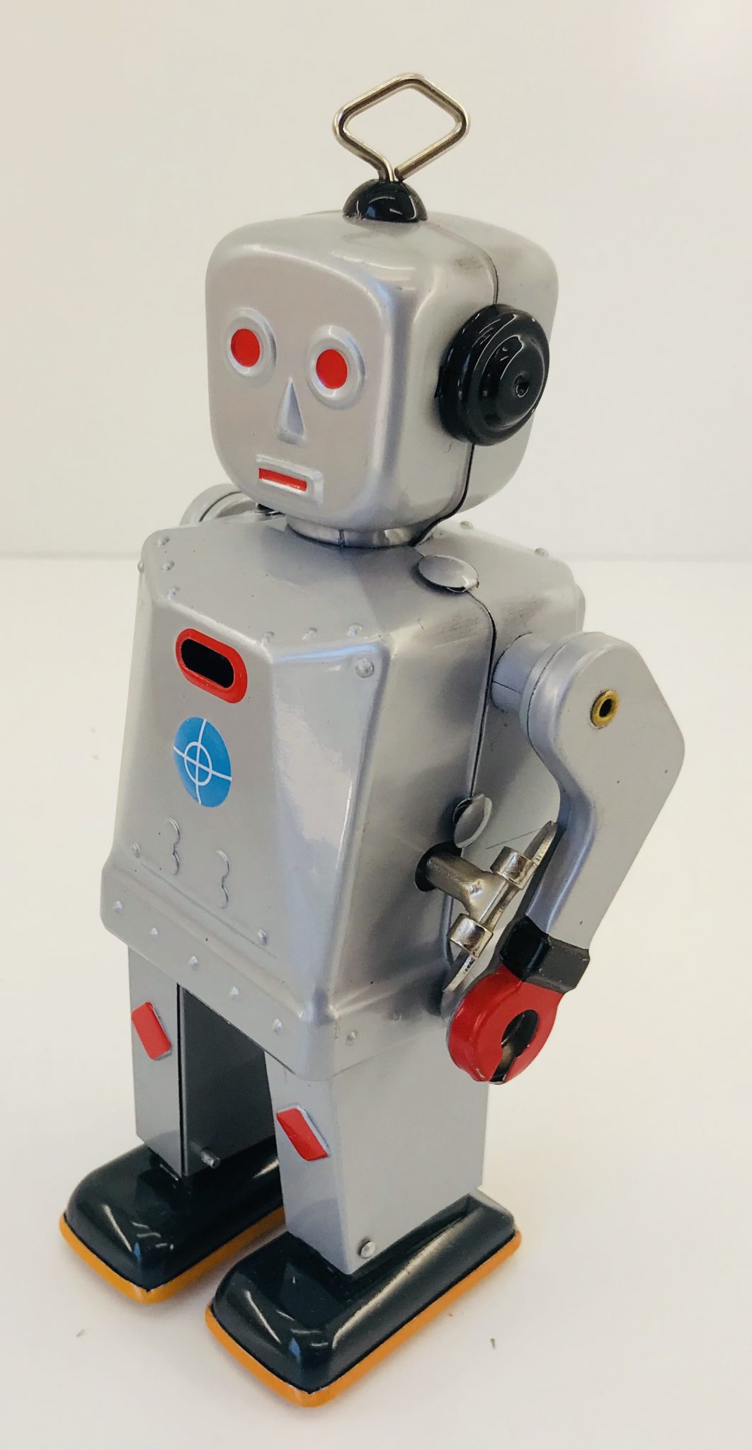 thumbnail image 2 of NEW Sparkling Mike Tin Robot Toy - Shop Merci Milo 2 of 14