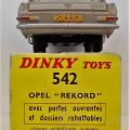 French Dinky "Opel Rekord" No 542