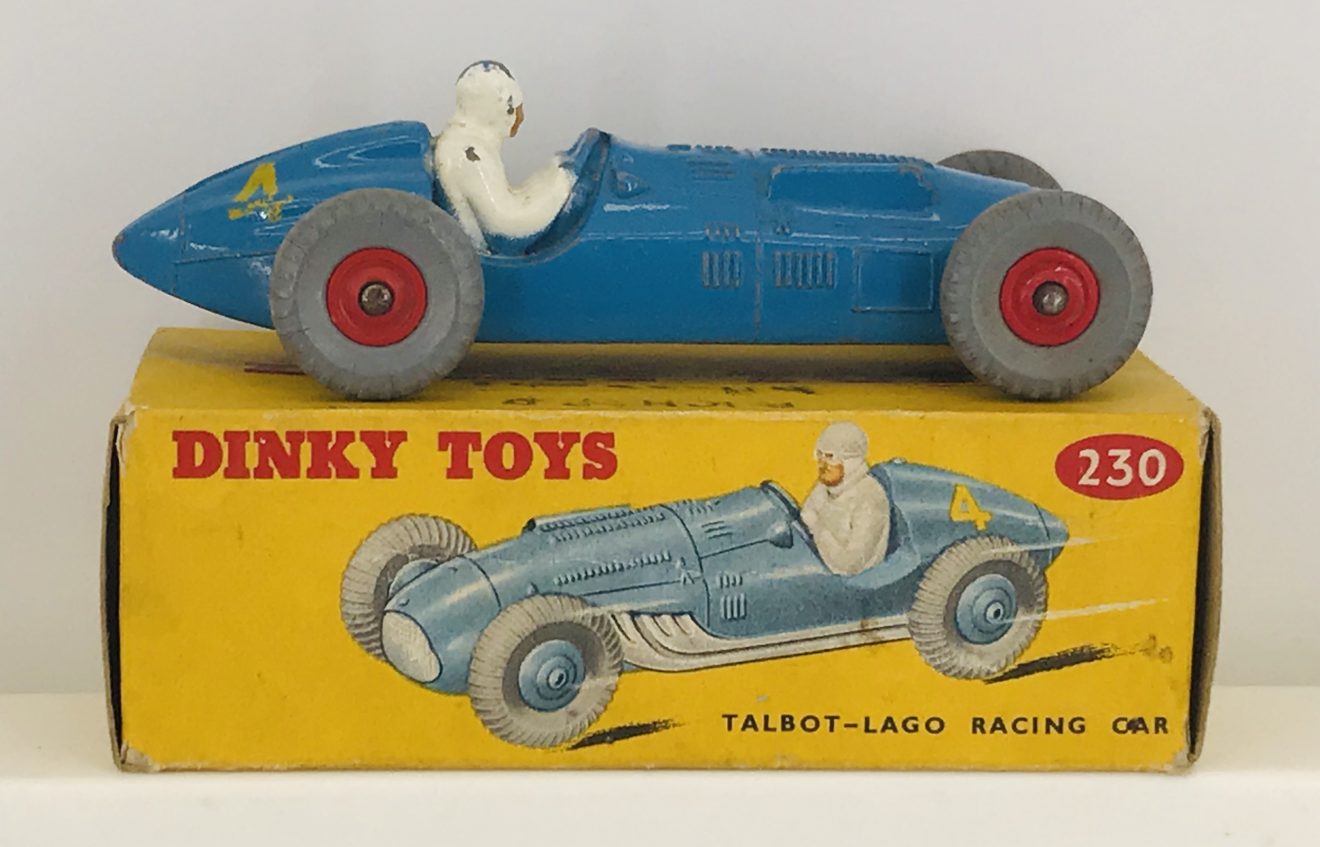 Vintage Dinky Toys No. 230 " Talbot-Lago Racing Car " | Toy Hunter UK