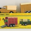 Vintage Corgi Toys Gift Set No. 2 " Land Rover and Rice Pony Trailer "