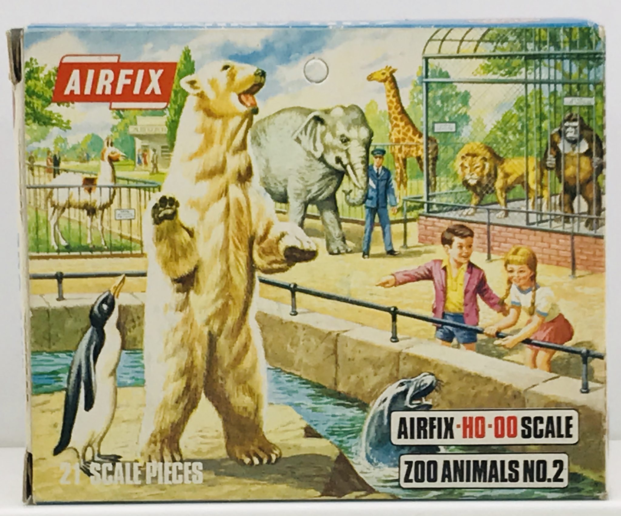 Airfix H000 Scale "Zoo Animals Set 2" No. S25 Toy Hunter UK Retro