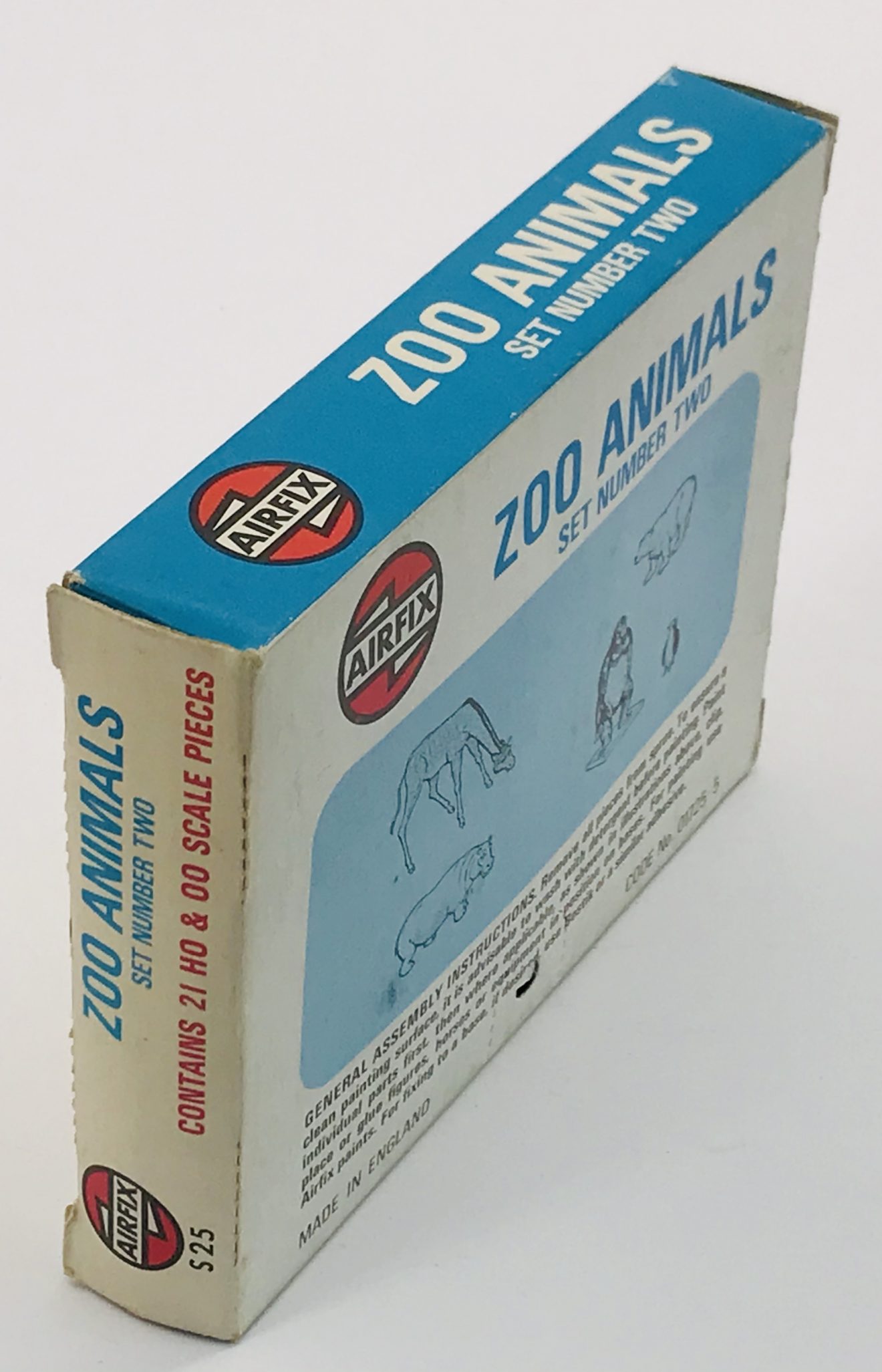 Airfix H000 Scale "Zoo Animals Set 2" No. S25 Toy Hunter UK Retro & vintage toys