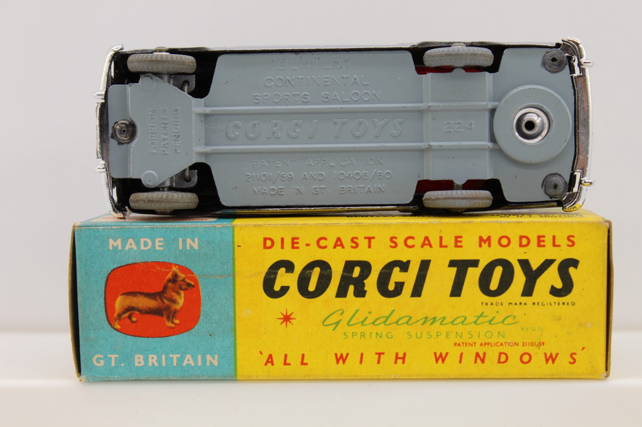 Vintage Toys "Bentley Continental Sports Saloon" No. 224 Toy