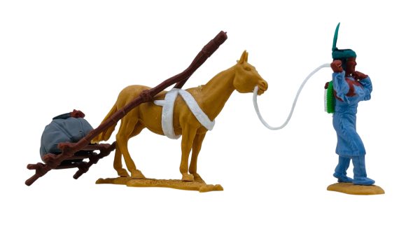Timpo Toys "Indian Travois Set" #1007