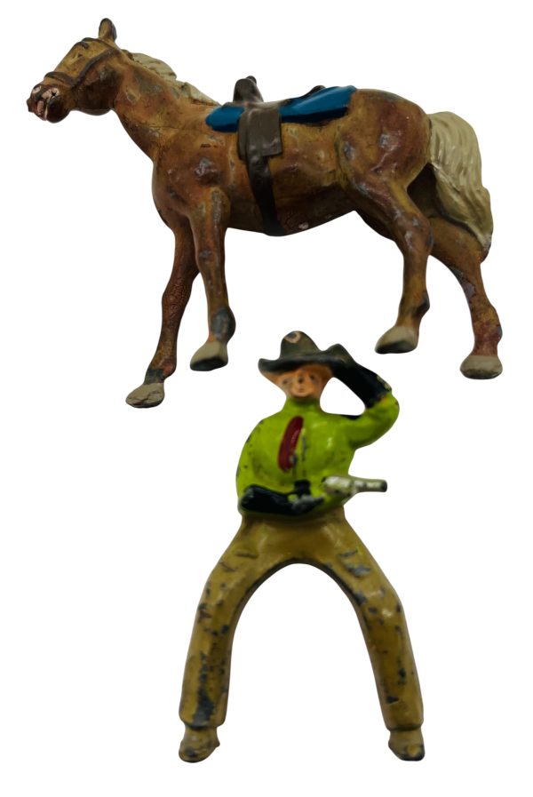 John Hill & Co Vintage "Cowboy on Horseback"