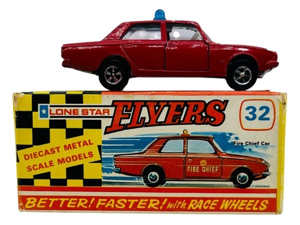 Vintage Lone Star Flyers "Ford Corsair Fire Chief Car" #32