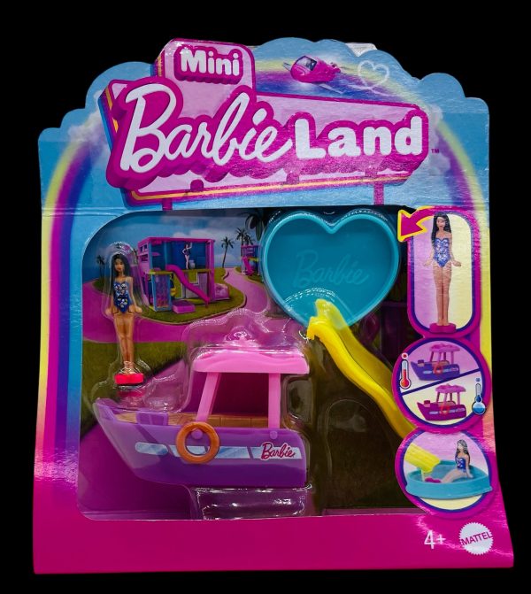Mini Barbie Land "Doll and Boat Set" by Mattel