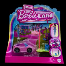 Mini Barbie Land "Doll and Convertible Car" by Mattel