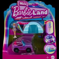 Mini Barbie Land "Tent and Jeep Camping Set with Barbie Doll" by Mattel