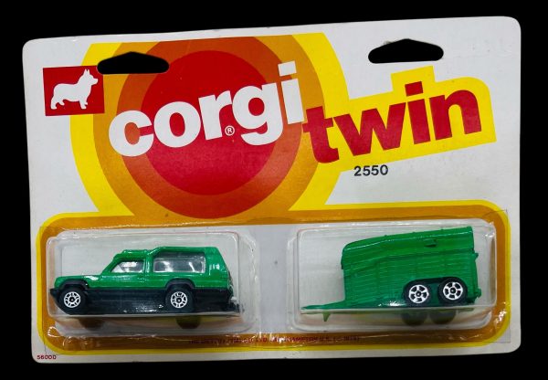 Vintage Corgi Junior Twin Pack " Horse Box Set with Talbot Matra Rancho" #2550