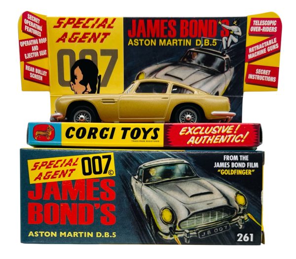 Corgi "James Bond's Aston Martin D.B.5" #261 (Later Version)