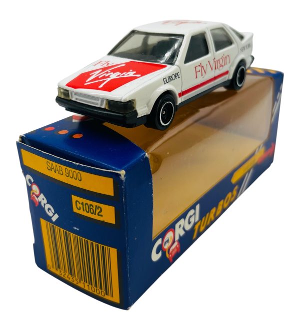 Corgi Turbos "Saab 9000 in White" #C106/2