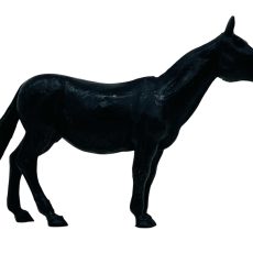 Timpo "Free Standing Mustang" Black Looking Ahead