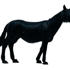 Timpo “Free Standing Mustang” Black with Head Turning to the Right