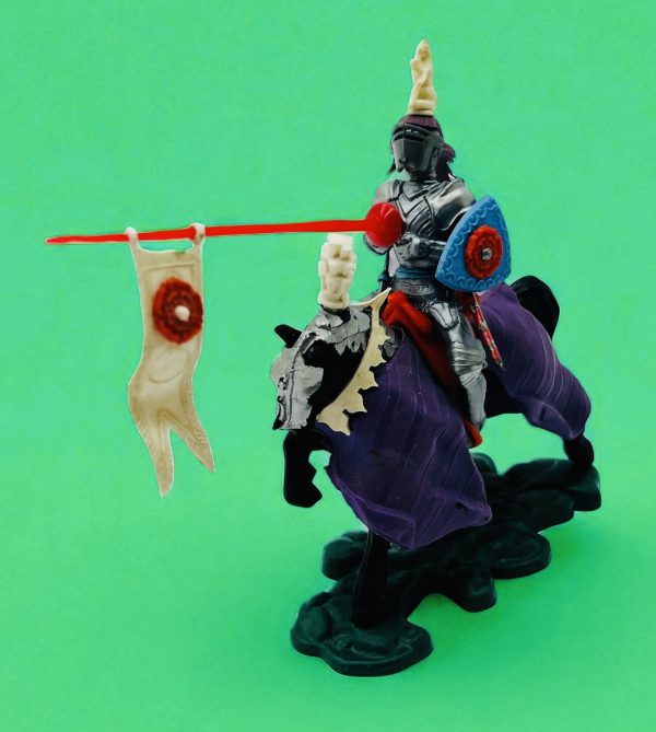 Vintage Britains Swoppets "Mounted  Knight Charging" #1451