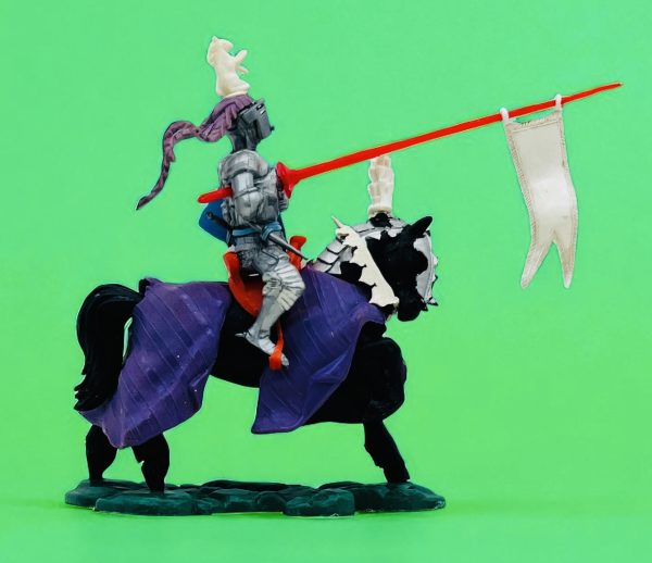 Vintage Britains Swoppets "Mounted  Knight Charging" #1451
