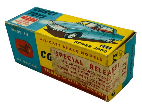Vintage Corgi "Rover 2000 Monte Carlo" #322