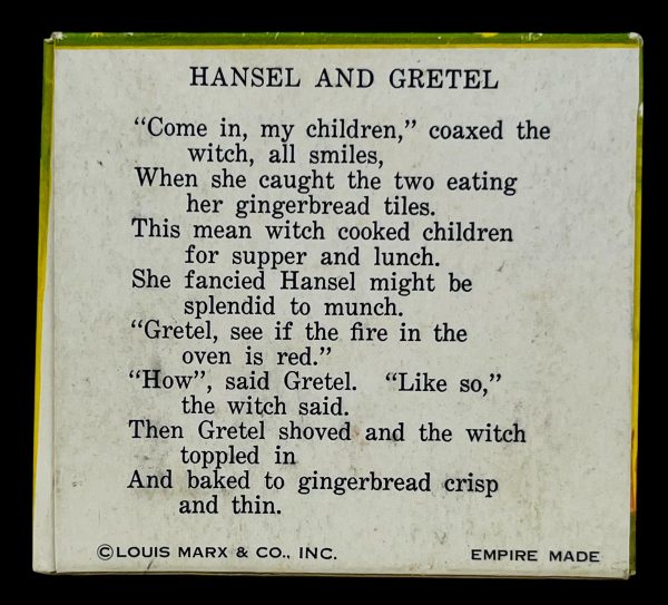 Vintage Marx Fairykins “Hansel and Gretel” TV Scenes