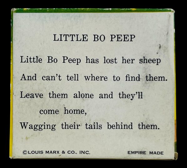 Vintage Marx Fairykins “Little Bo Peep” TV Scenes