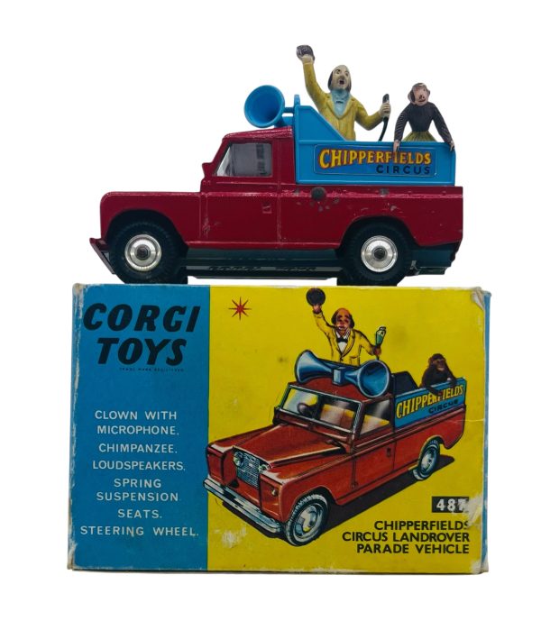 Vintage Corgi "Chipperfields Circus Landrover Parade Vehicle" #487