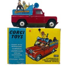 Vintage Corgi "Chipperfields Circus Landrover Parade Vehicle" #487