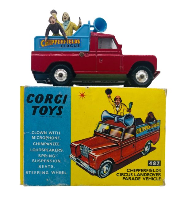 Vintage Corgi "Chipperfields Circus Landrover Parade Vehicle" #487