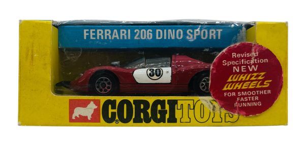 Corgi Whizzwheels "Ferrari 206 Dino Sport" #344