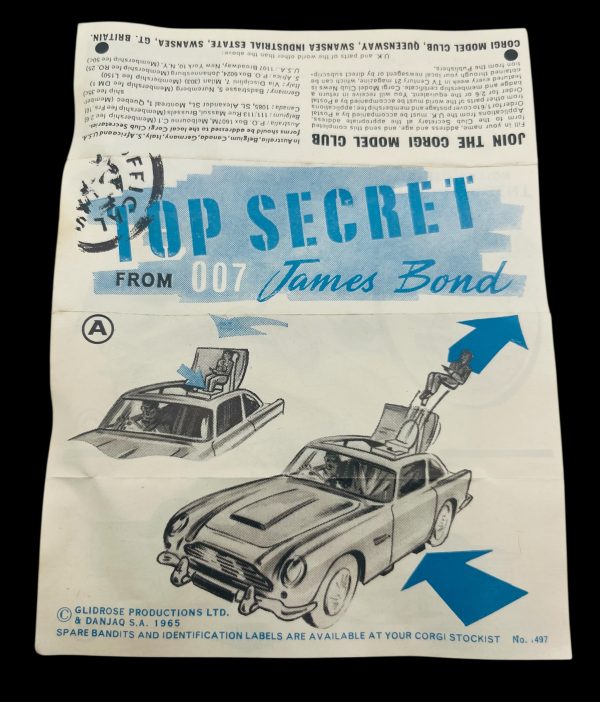 Vintage Corgi Toys "James Bond's Aston Martin D. B. 5" #261