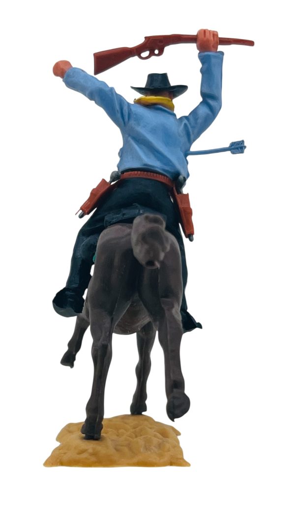 Timpo Cowboy "On Horseback with Arrow in His Side"