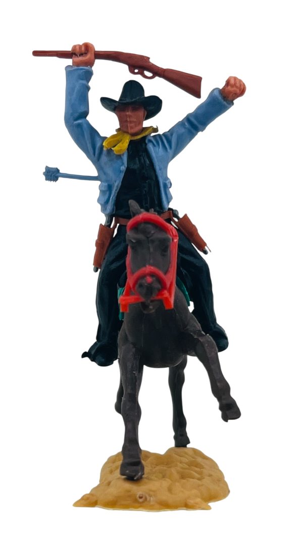 Timpo Cowboy "On Horseback with Arrow in His Side"