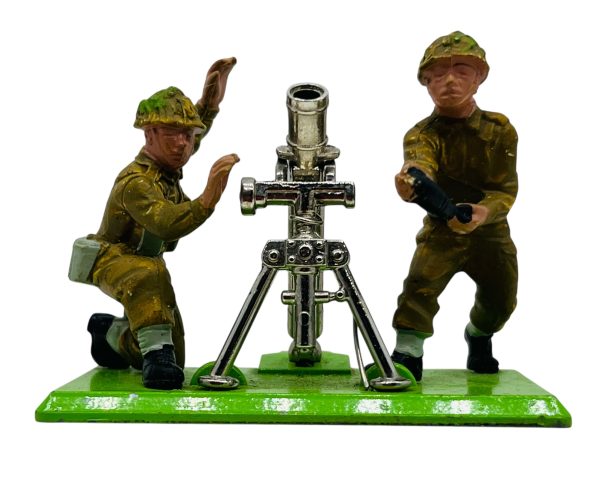 Vintage Britains Deetail "British Mortar and Crew" #7338