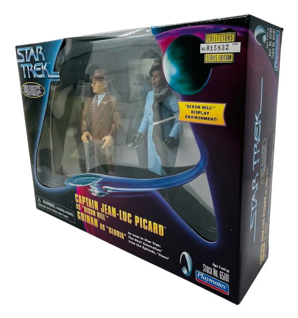 Playmates Star Trek Next Generation "Captain Jean-Luc Picard and Guinan" Holodeck Series # 65181