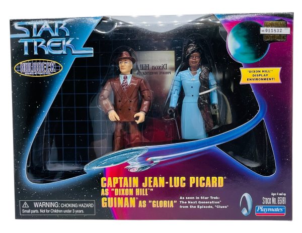 Playmates Star Trek Next Generation "Captain Jean-Luc Picard and Guinan" Holodeck Series # 65181