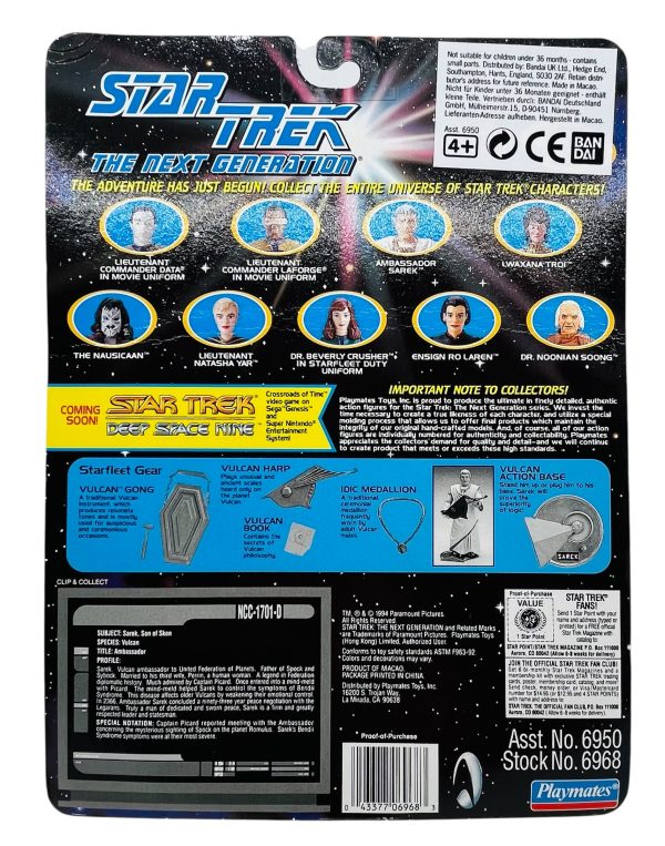 Playmates Star Trek Next Generation “Ambassador Sarek” #6968